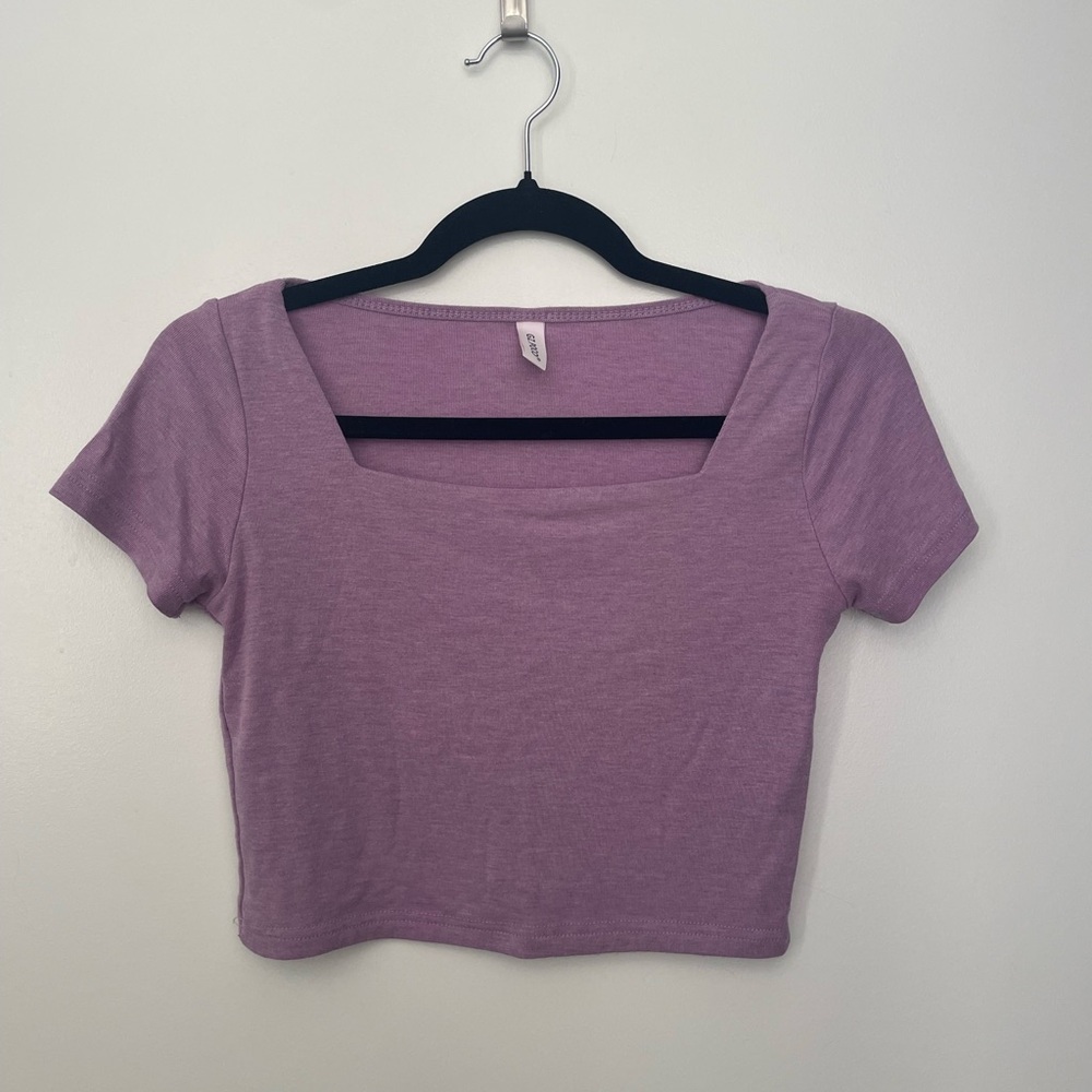 Purple Women's Crop Top